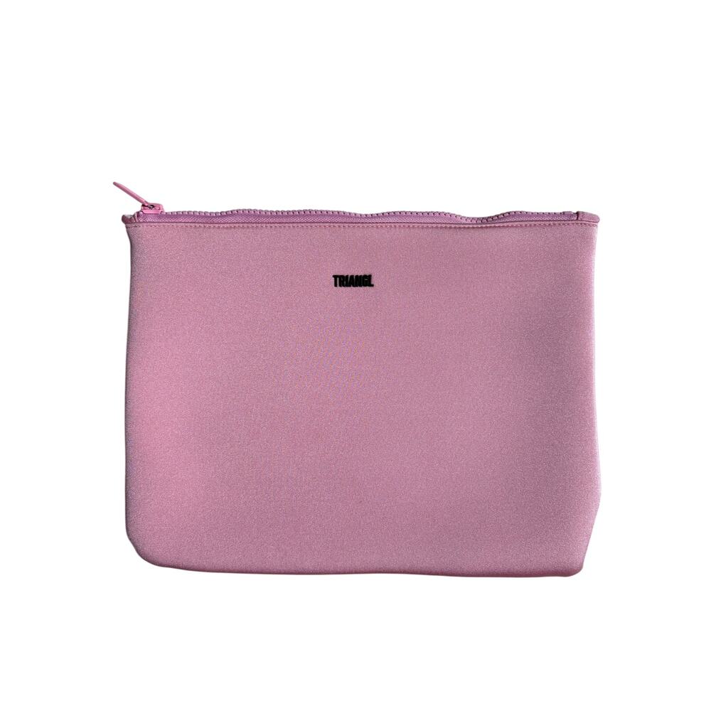 Triangl Zippered Neoprene Pouch (Light Pink)